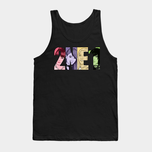 Tooniefied 2NE1 V2 Tank Top by Tooniefied